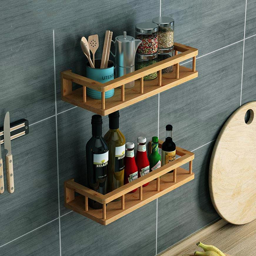 Полка настенная, настольная из дерева Сакаба Сиена (ПНС/000905)