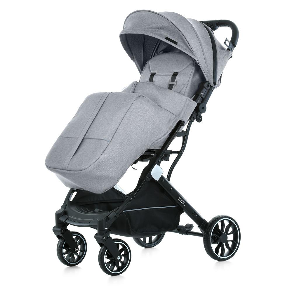 Коляска дитяча прогулянкова Bambi Silver Gray (M 5727-1 ) - фото 2