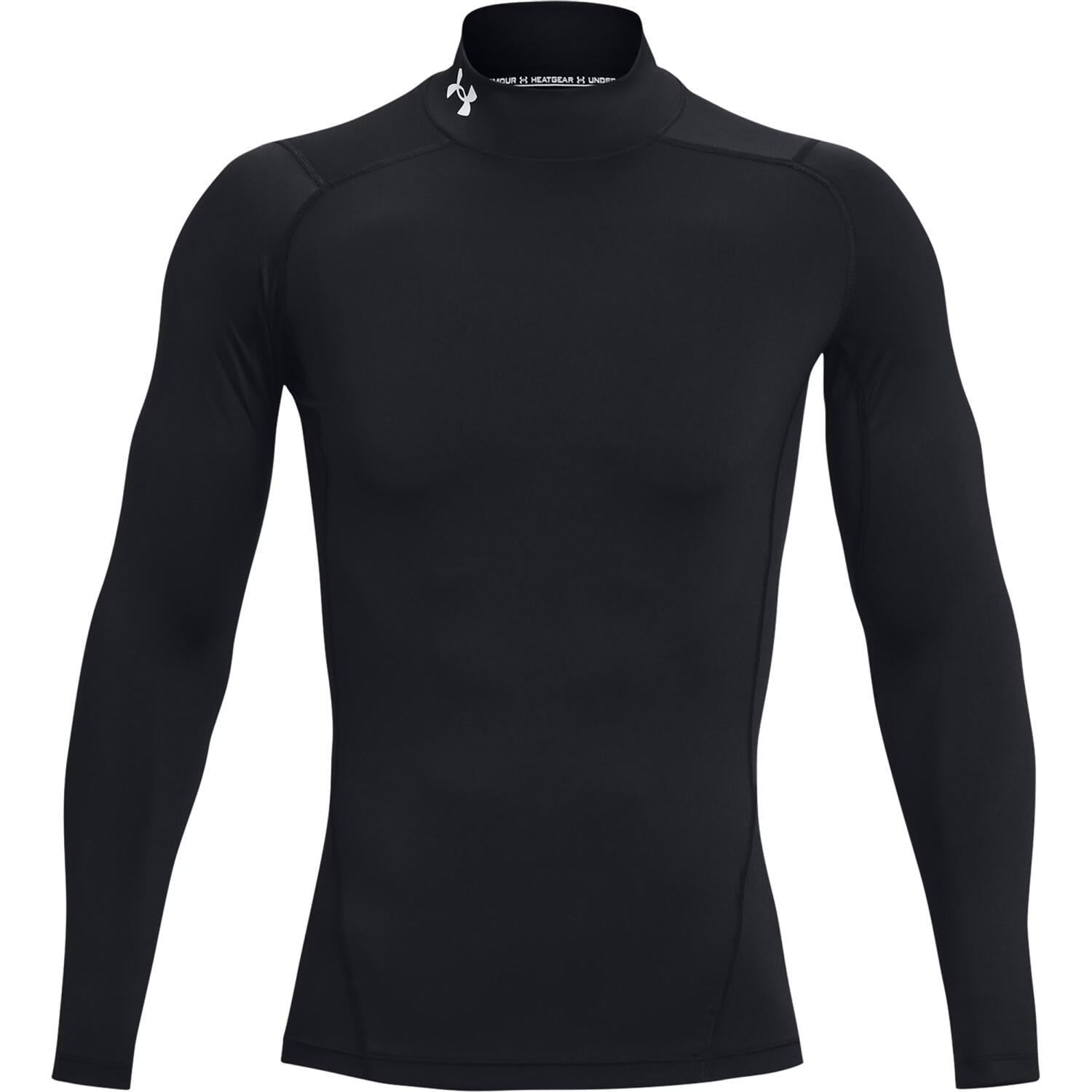 Лонгслів компресійний Under Armour HEATGEAR MOCK LONG SLEEVE L Чорний (1369606-001)