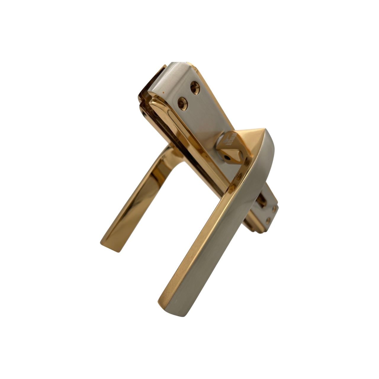 Дверные ручки межкомнатные Ozcanlar Hazal Kol Yagmur Ayna Kisa Yale Alb/Saten 62 мм (340019)