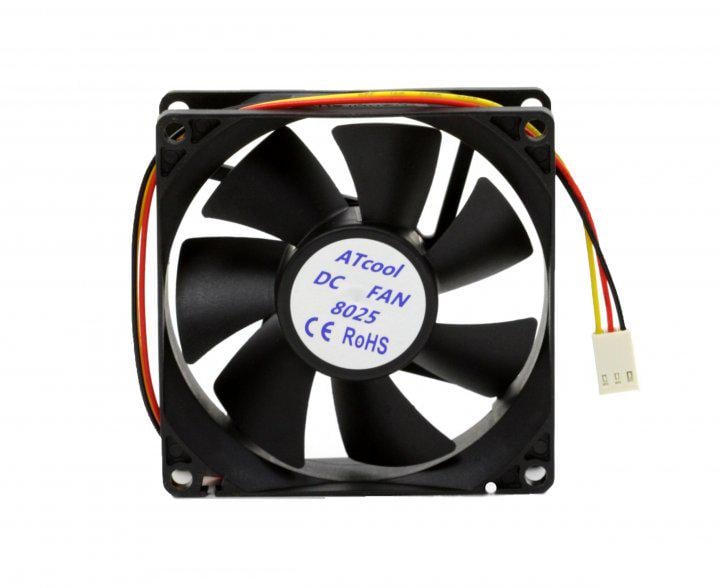 Вентилятор Atcom 8025 DC sleeve fan 3 pin 80 мм (10496)