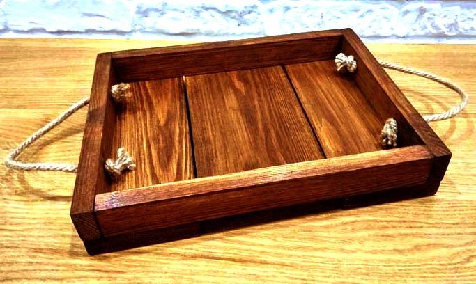 Піднос дерев'яний Хален Латте (ПДС-001316)