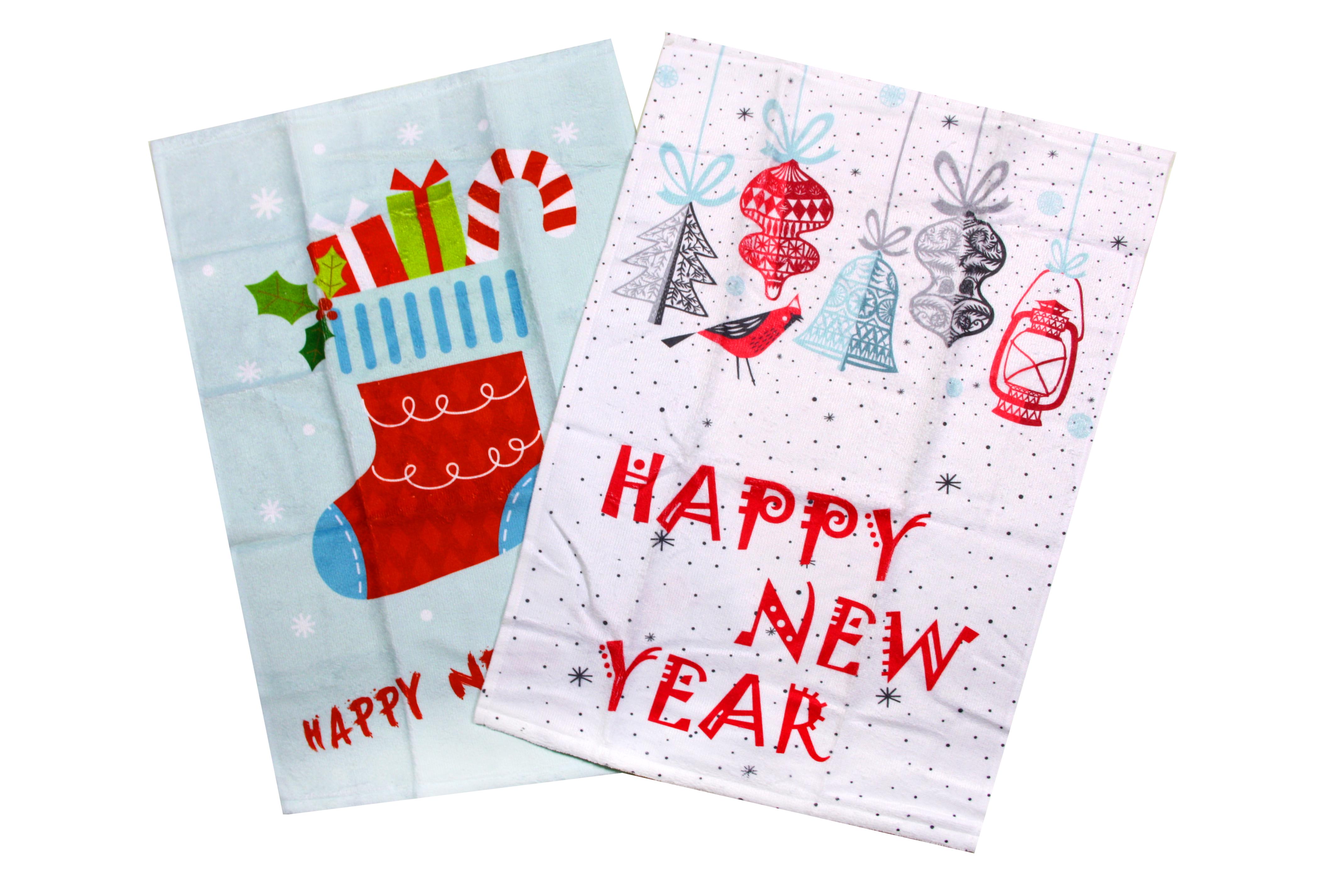 Набор полотенец для кухни HOBBY New Year V4 40х60 см 2 шт. (8698499320864)