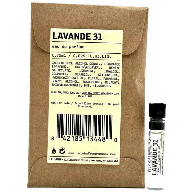 Парфюмированная вода унисекс Le Labo Lavande 31 0,75 мл пробник (404872)