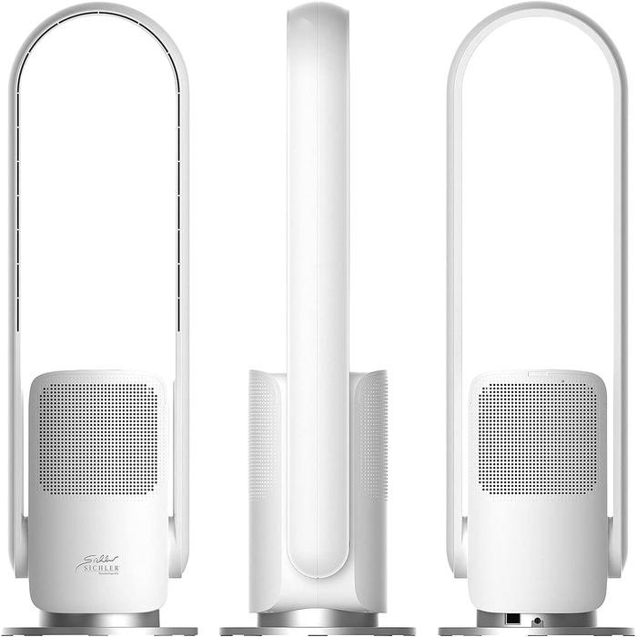 Турбовентилятор-очищувач повітря Sichler 2-в-1 360° HEPA Wi-Fi 35 Вт безлопатевий з таймером (1750131) - фото 4 Турбовентилятор-очищувач повітря Sichler 2-в-1 360° HEPA Wi-Fi 35 Вт безлопатевий з таймером (1750131) - фото 4