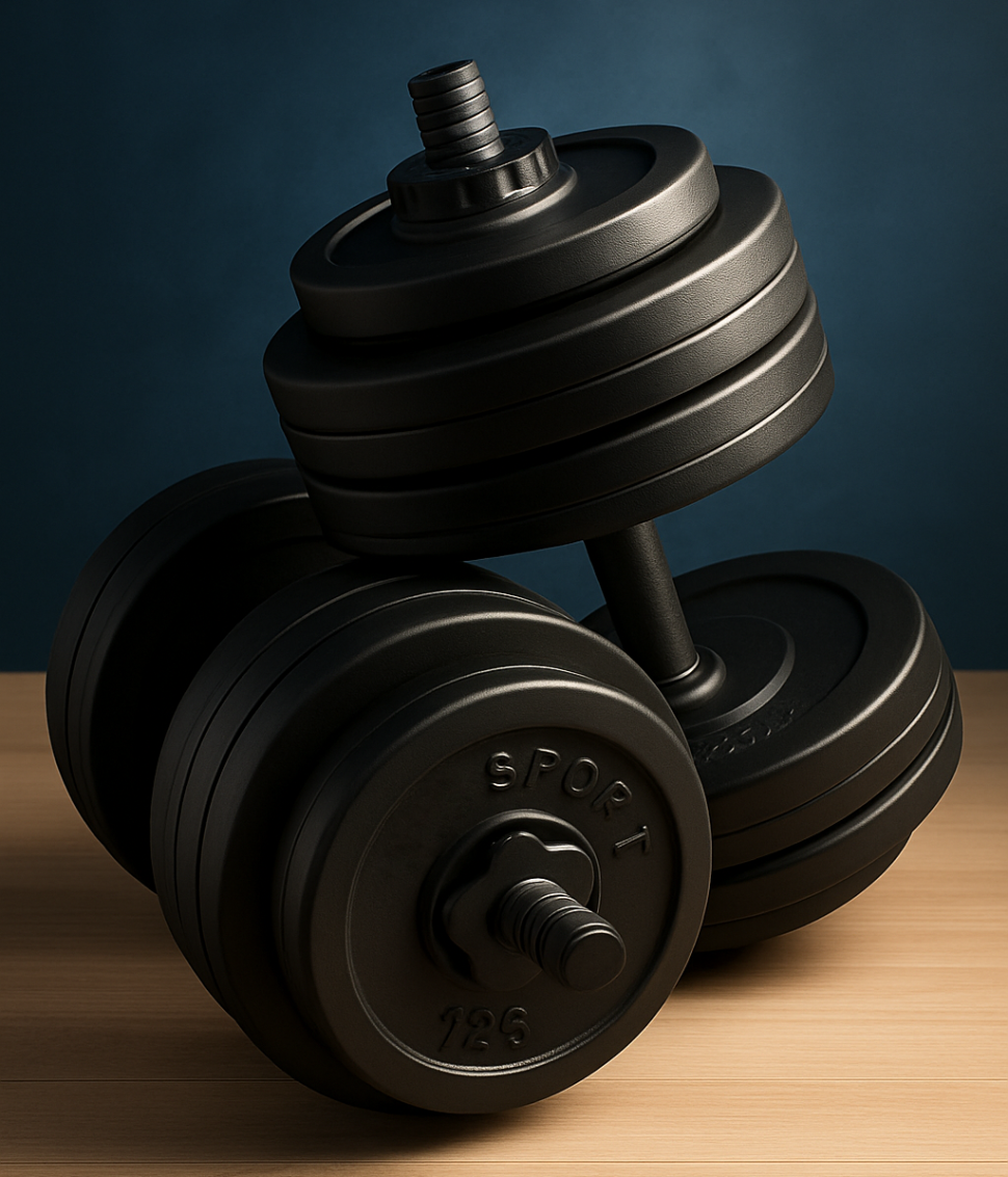 Наборные гантели Prof sport с защитным покрытием 18 кг 2 шт. (2764274331)