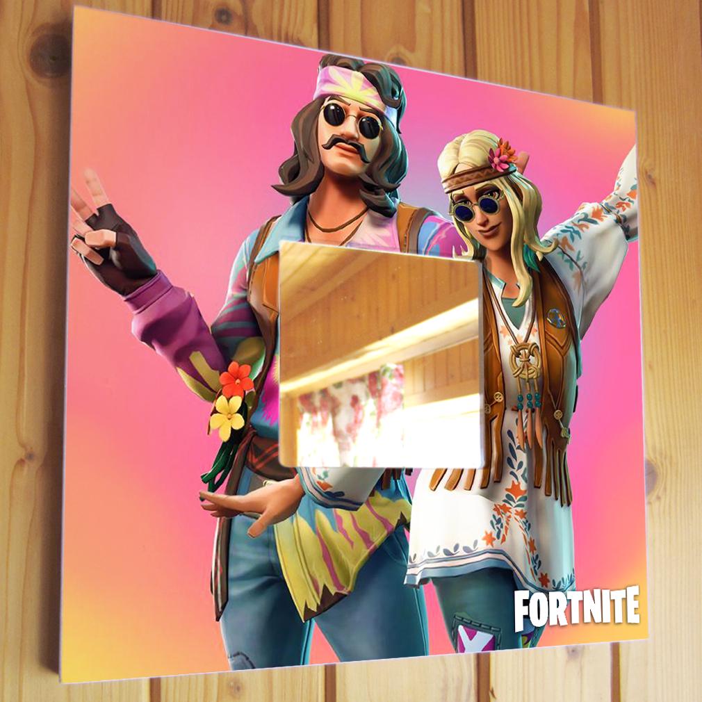 Зеркало декоративное Персонажи игры ''Fortnite'' 260х260 мм (M04425)