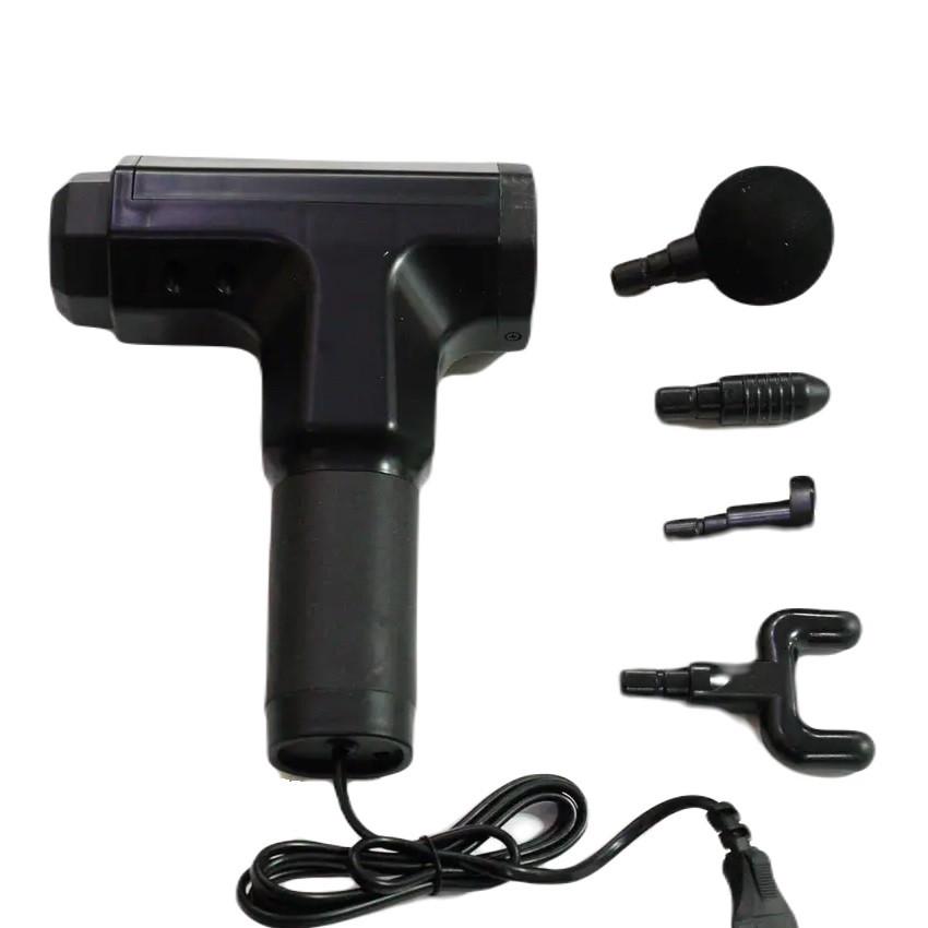 Ручной массажер для мышц Rias Fascial Gun RF-709 Black (3_02707) - фото 1 Ручной массажер для мышц Rias Fascial Gun RF-709 Black (3_02707) - фото 1