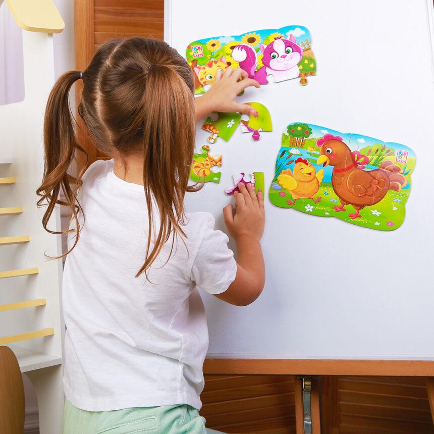 Пазли на магніті Vladi Toys А5 Курочка та курча (VT3205-78) - фото 3