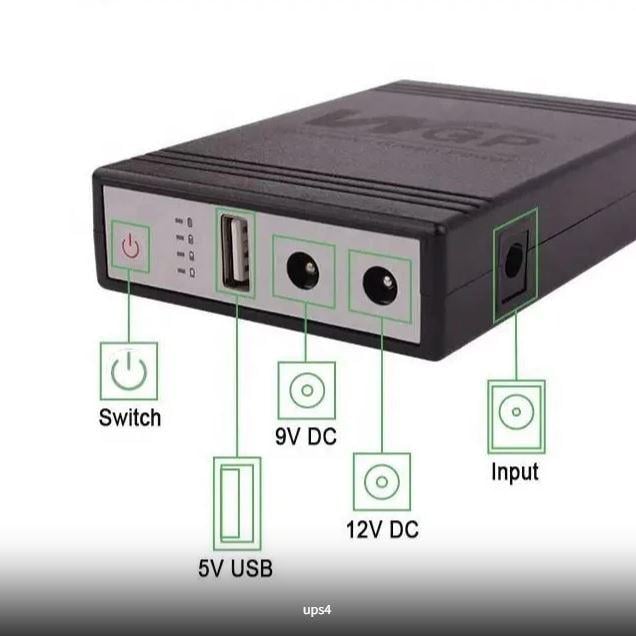 Повербанк Mini UPS WGP 8800 mAh DC 9 V 12 V для роутерів з блоком живлення (32) - фото 5