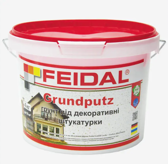Грунт Grundputz Feidal під декоративні штукатурки 4 кг (27581667)