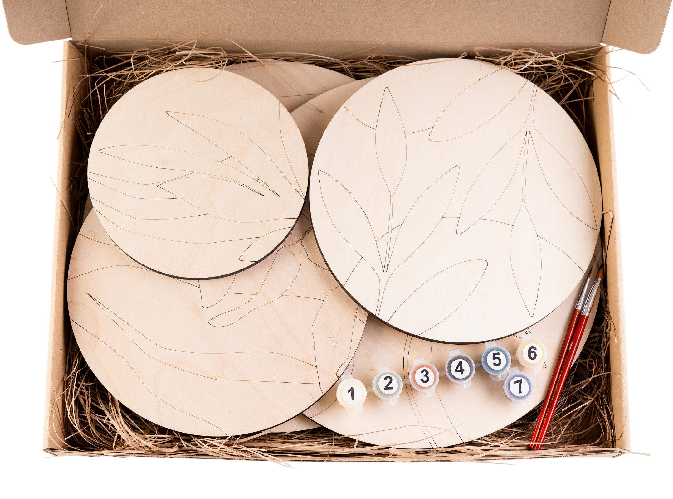 Набір дерев'яних панно за номерами Едем (ROZ092022) - фото 2 Набір дерев'яних панно за номерами Едем (ROZ092022) - фото 2