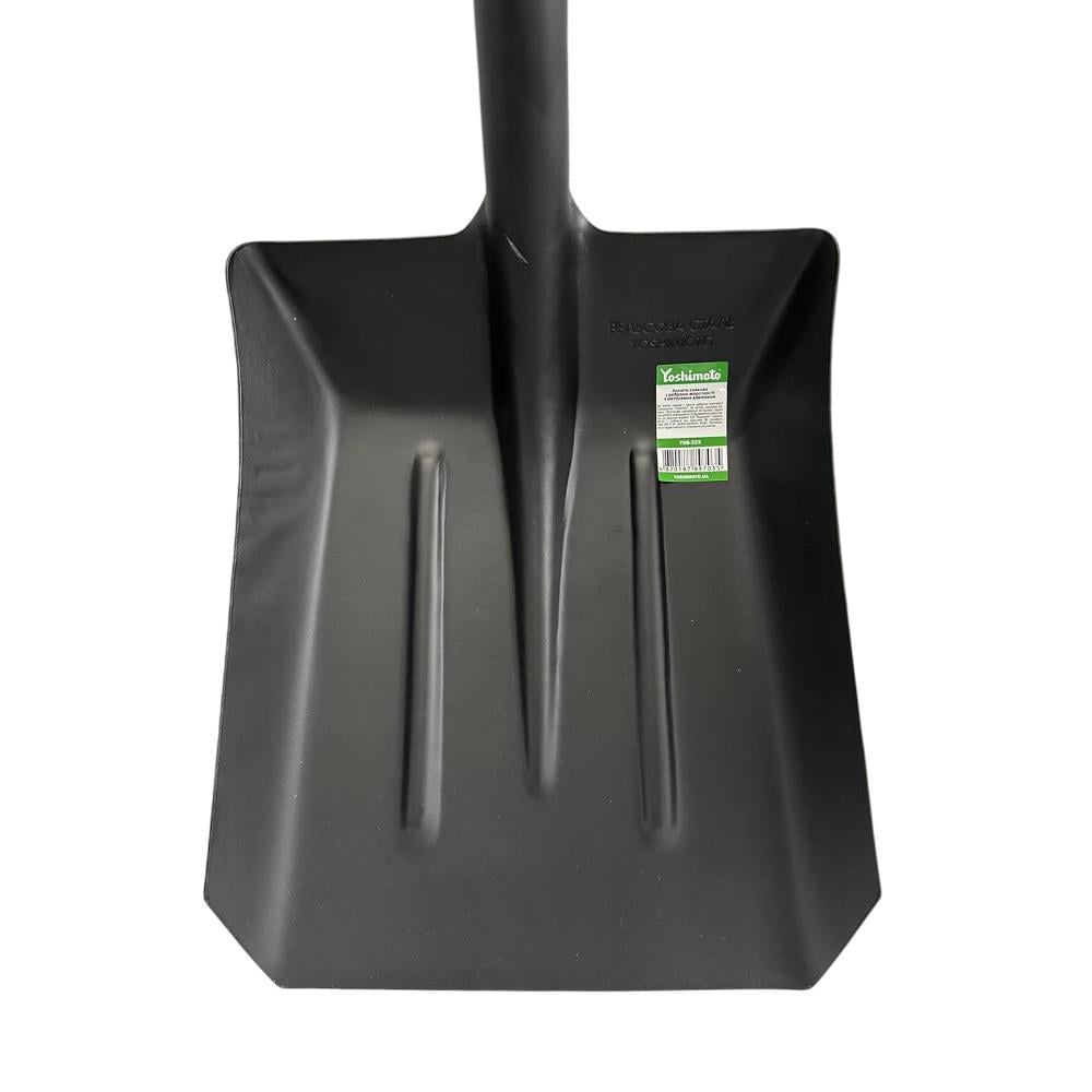 Лопата совковая Yoshimoto с ребрами жесткости и металлическим древком (26769123) - фото 3