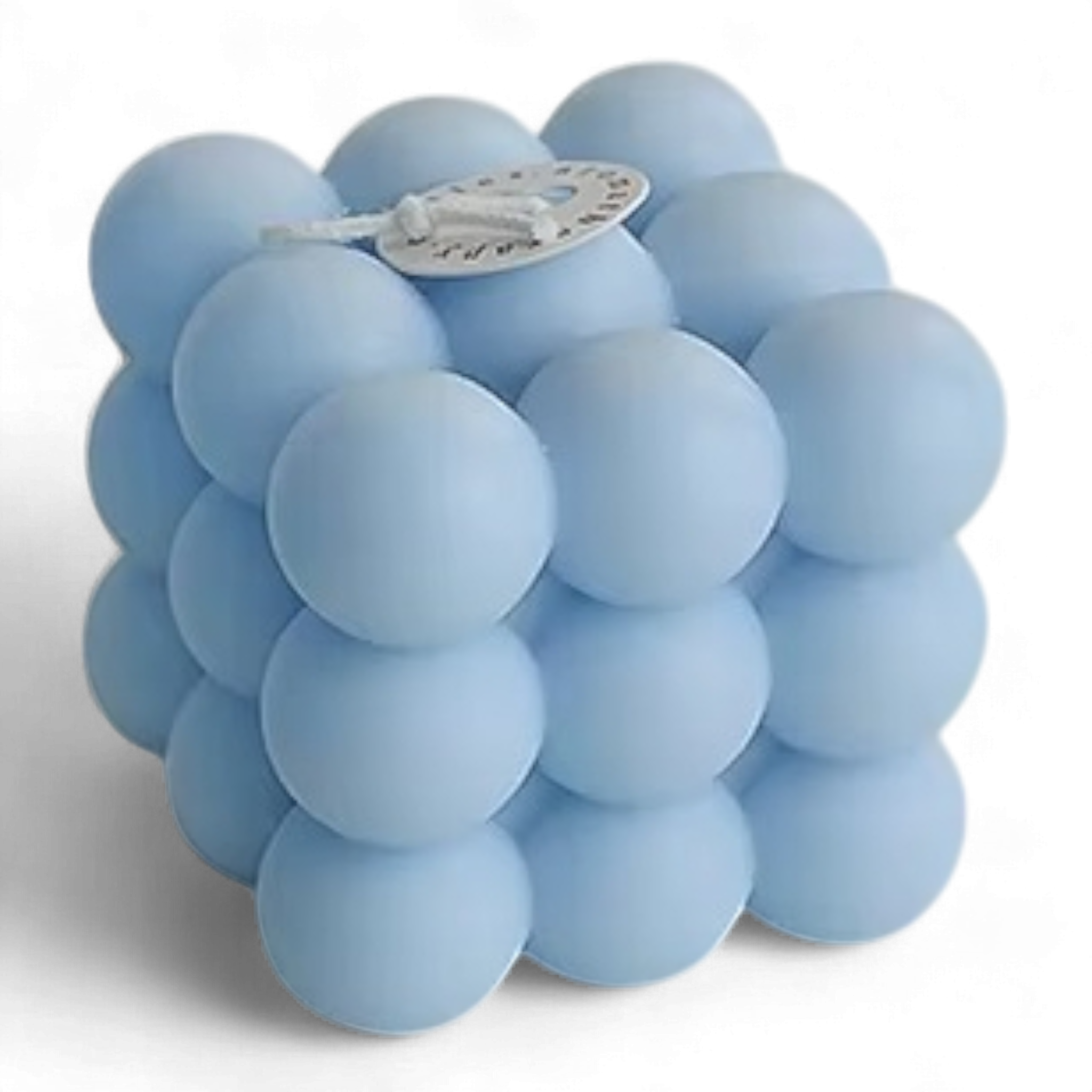 Свічка бульбашково-кубічна Du Song Синій (00016)