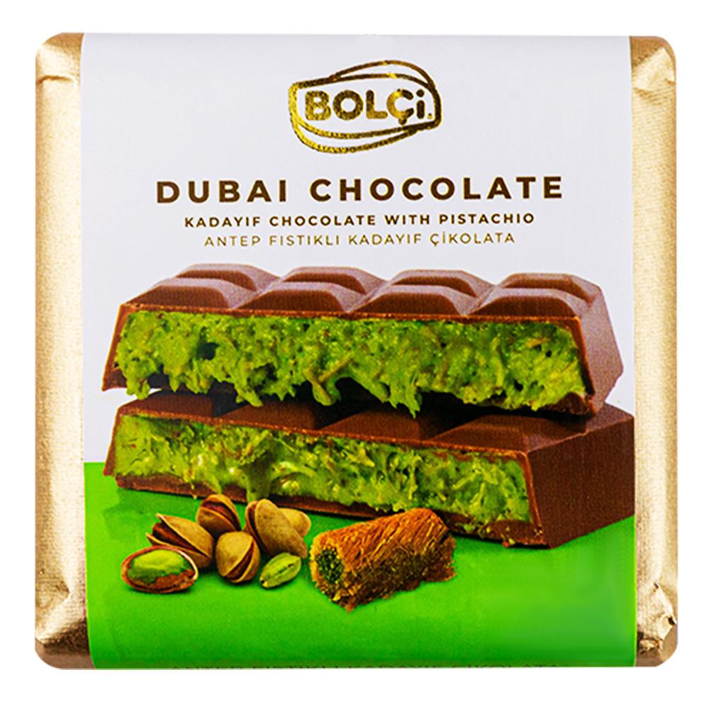 Шоколад дубайский Bolci с фисташками 100 г (2424767468)