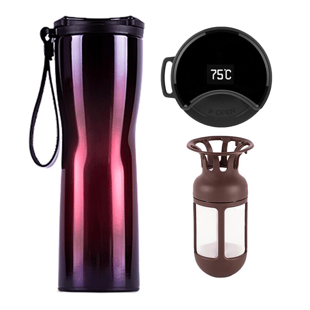 Термокружка Kiss Kiss Fish MOKA Smart Coffee Tumbler 430 мл Purple