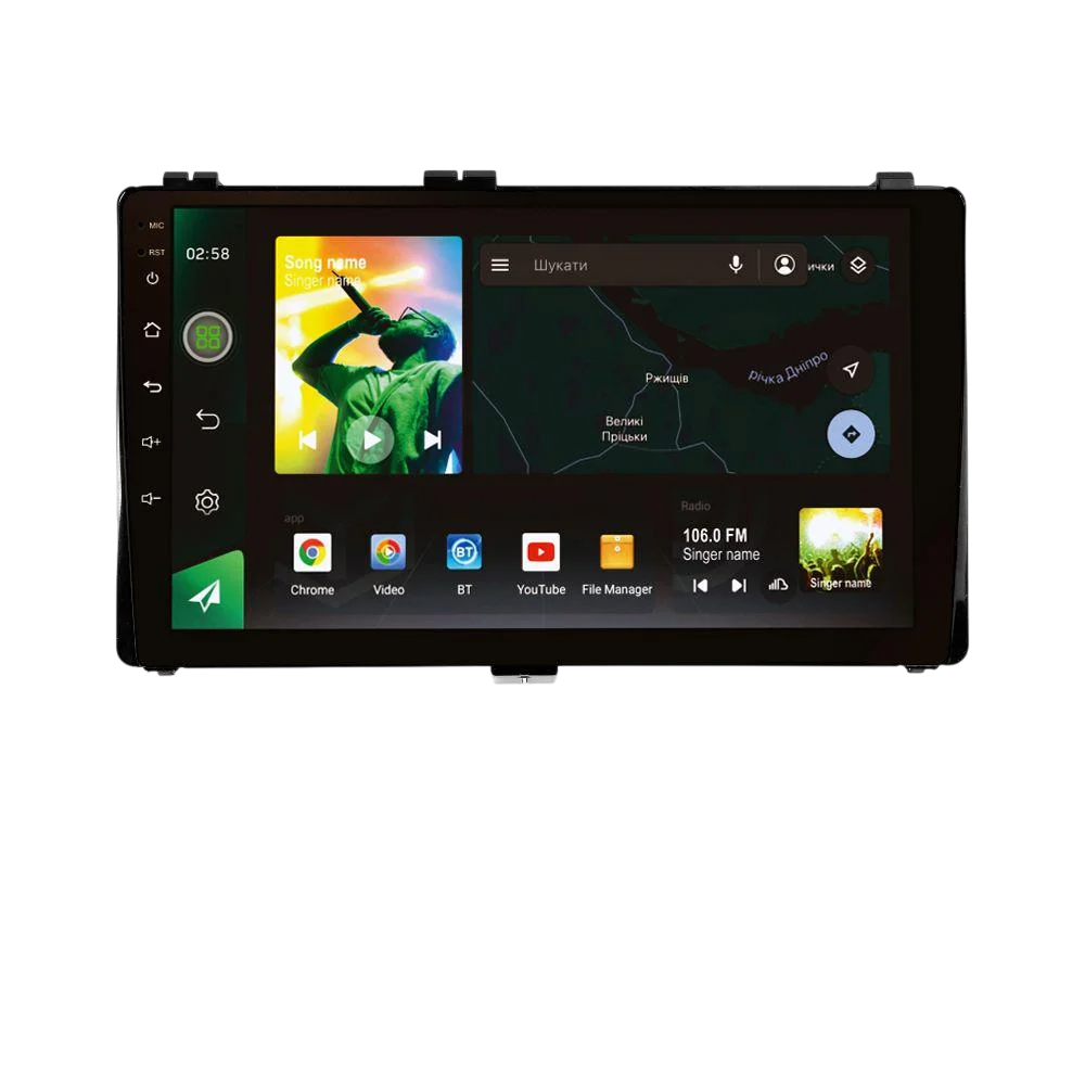 Магнитола штатная Sigma S9332 3/32 Gb 4G DSP Toyota Corolla 11 2017-2018 9" (AR-91399)