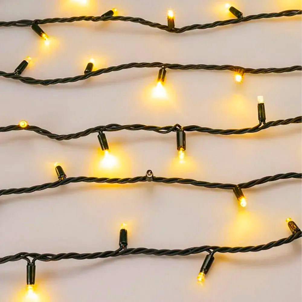 Гирлянда уличная нить от сети 20 м 200LED Теплый белый (30874532)