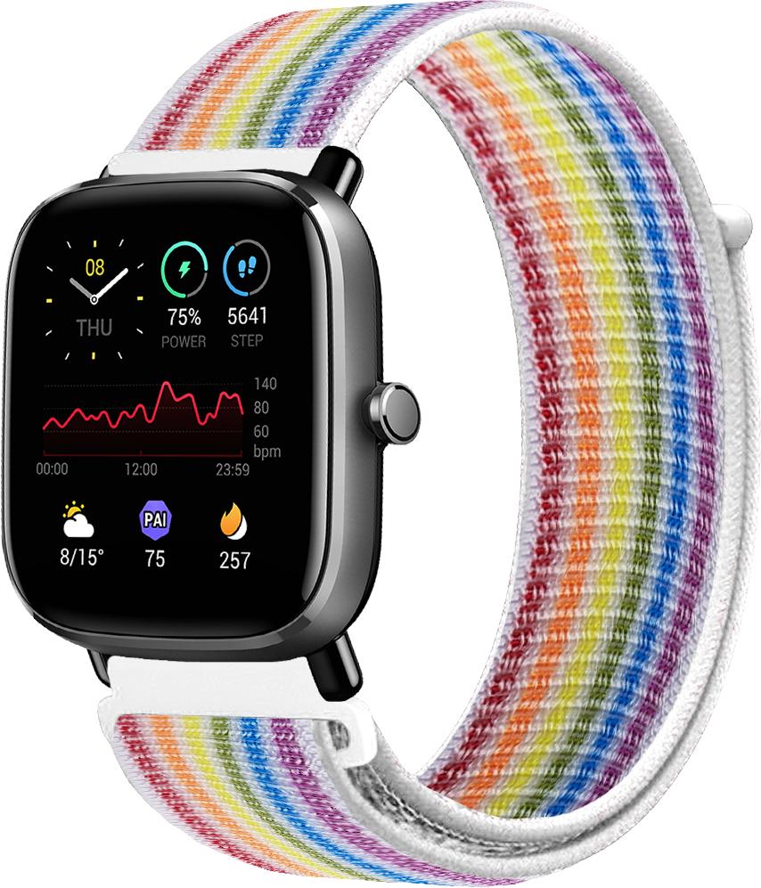 Ремешок нейлоновый Sport Loop для Amazfit GTS 2 mini Разноцветный (14424-64)