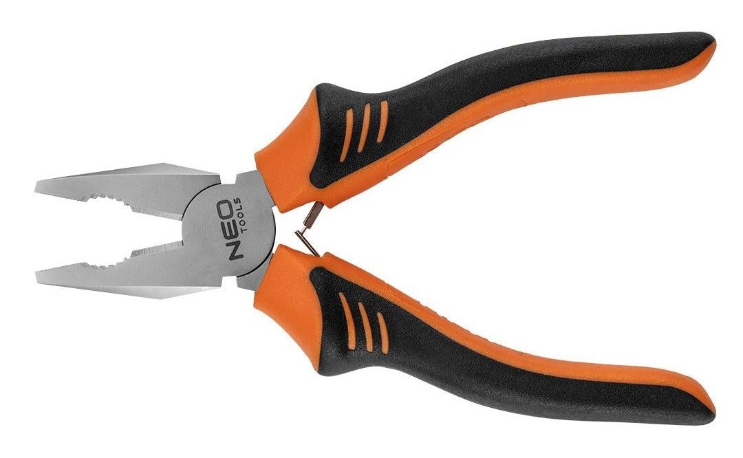 Плоскогубцы комбинированные Neo Tools 160 мм Черный/Оранжевый (01-250)
