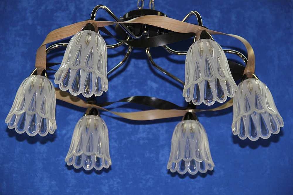 Люстра с плафонами Ray L30724/6 Wenge (IR006251)