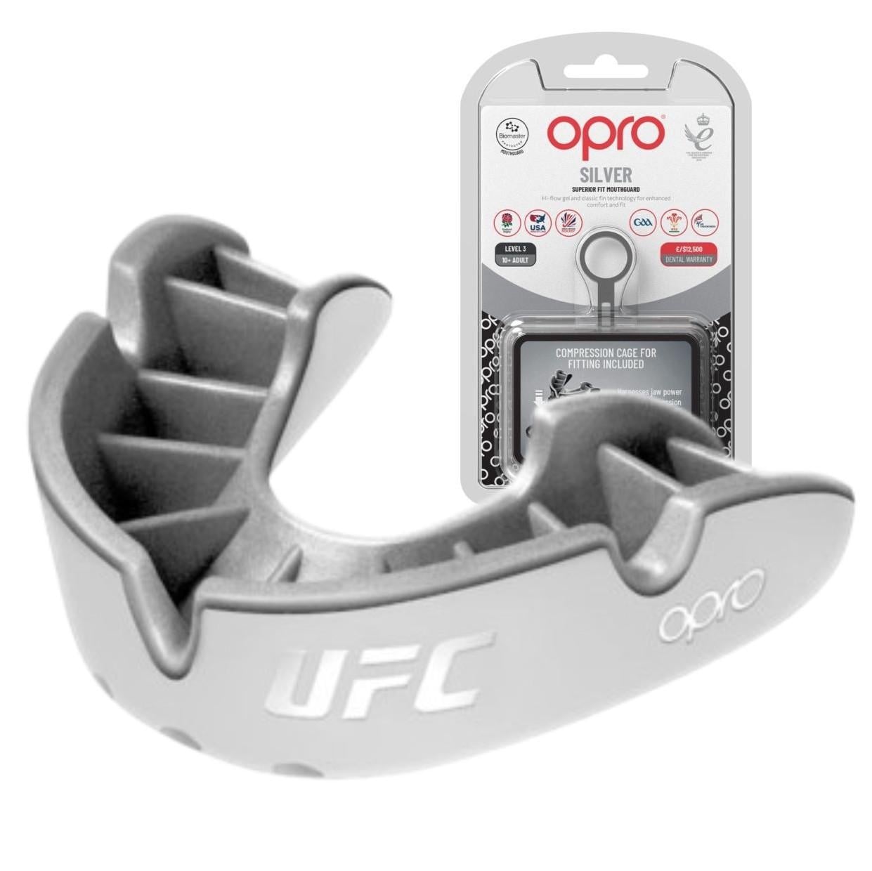 Капа Opro Silver UFC дитяча дитяча White/Silver (ufc.102515003)