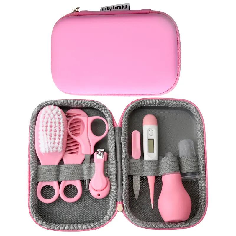 Маникюрный набор для новорожденных 8 предметов расческа/ножницы/кусачки/пилочка/пипетка Розовый (ST-002_pink) - фото 3 Маникюрный набор для новорожденных 8 предметов расческа/ножницы/кусачки/пилочка/пипетка Розовый (ST-002_pink) - фото 3