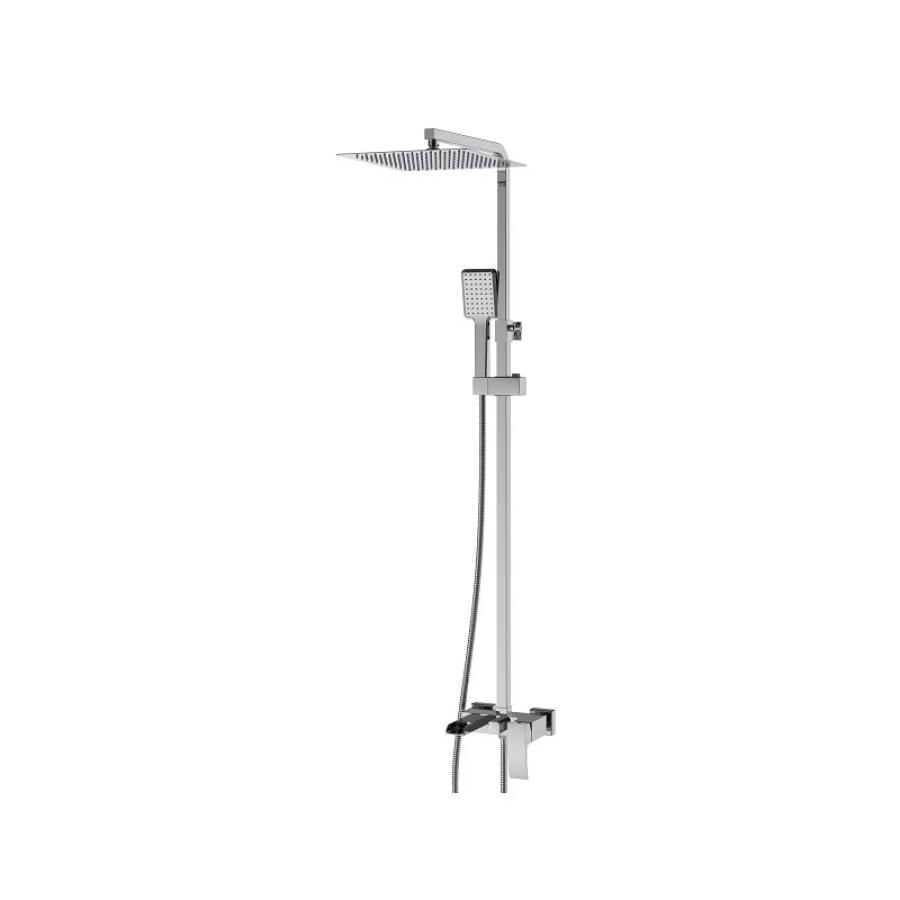 Душевая колонна со смесителем KOER KB-58007-01 водопад Chrome (KR3462)