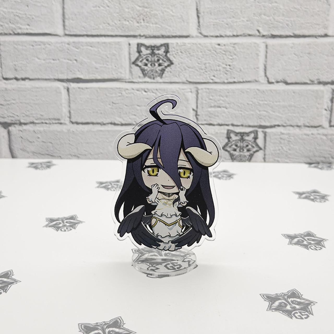 Фигурка коллекционная акриловая Chibi Аниме Король Overlord Albedo 10 см (2219710509)