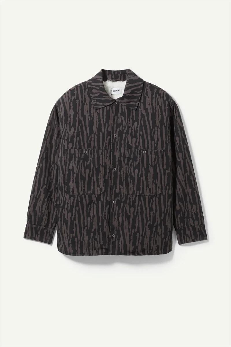 Куртка оверсайз M Черно-коричневый (9992834arl)