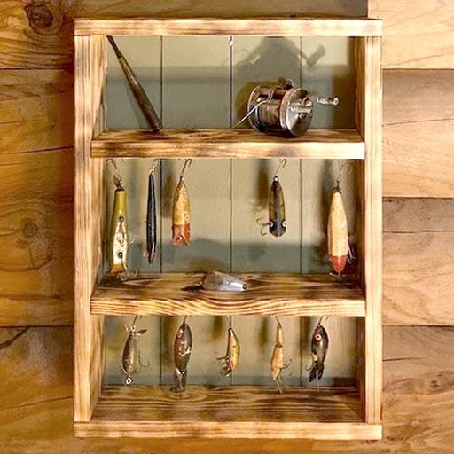 Органайзер для рибальських снастей із дерева Навага Бенгала (ОДБ-000627)