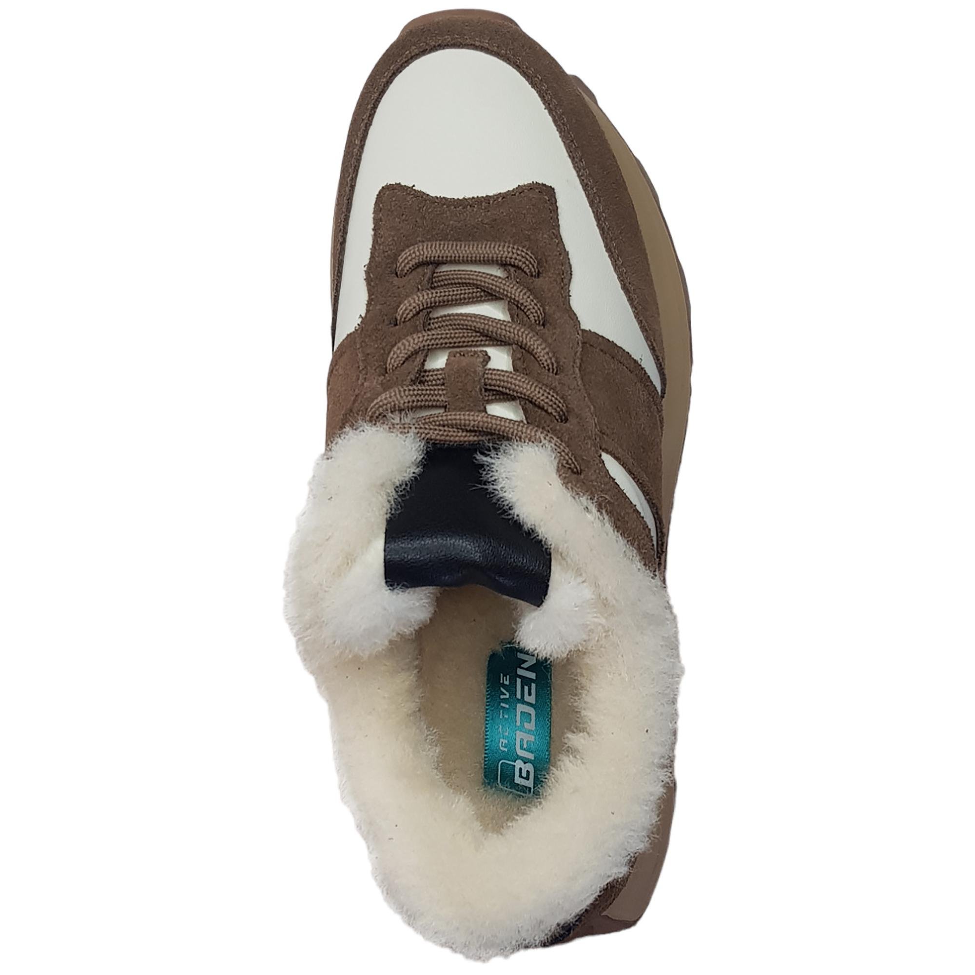 Кроссовки зимние женские Baden р. 38 Бежевый/Коричневый (013702-38) - фото 6 Кроссовки зимние женские Baden р. 38 Бежевый/Коричневый (013702-38) - фото 6