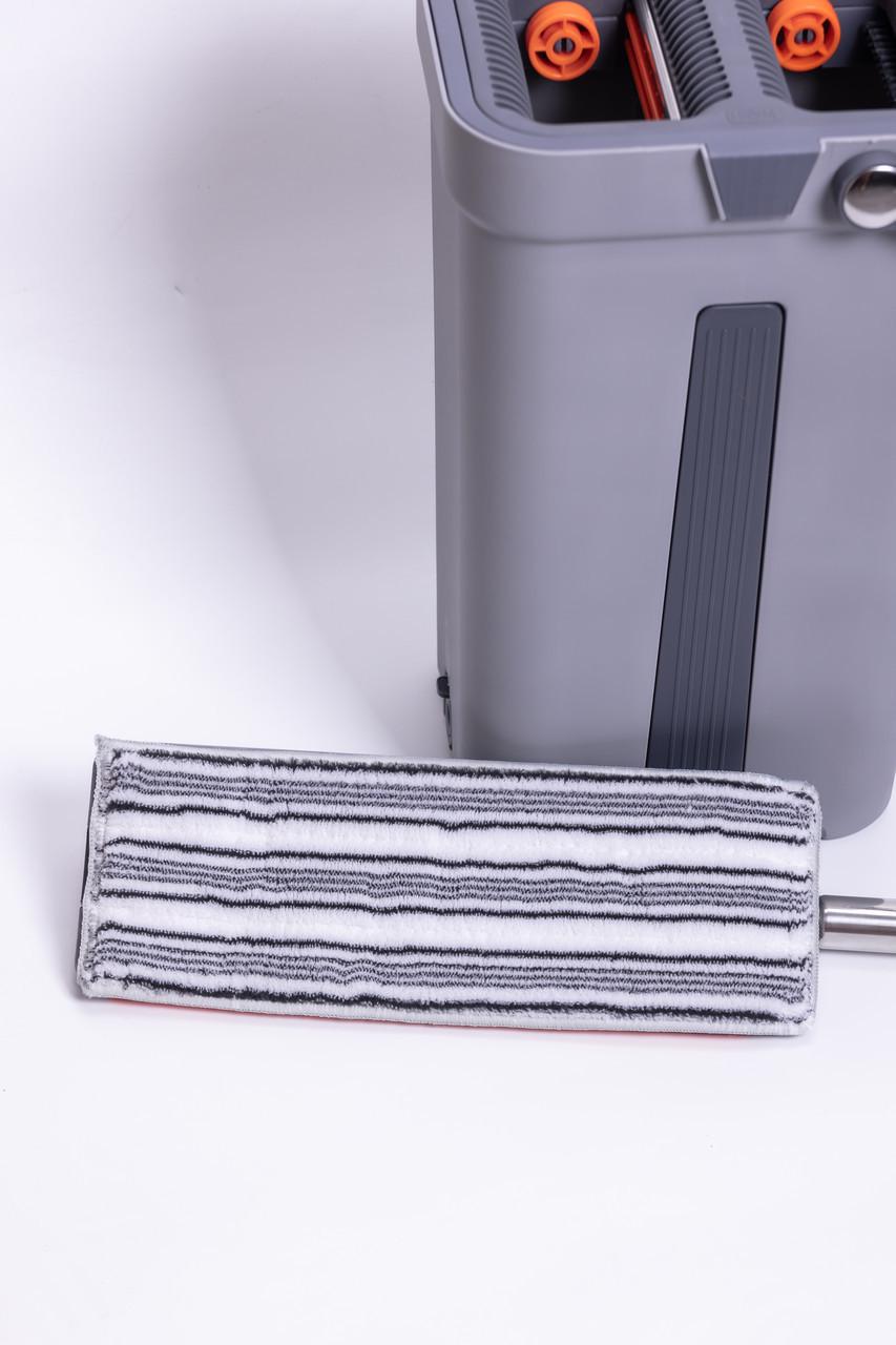 Швабра телескопическая с плоской насадкой/ведро с двумя секциями - фото 10 Швабра телескопическая с плоской насадкой/ведро с двумя секциями - фото 10