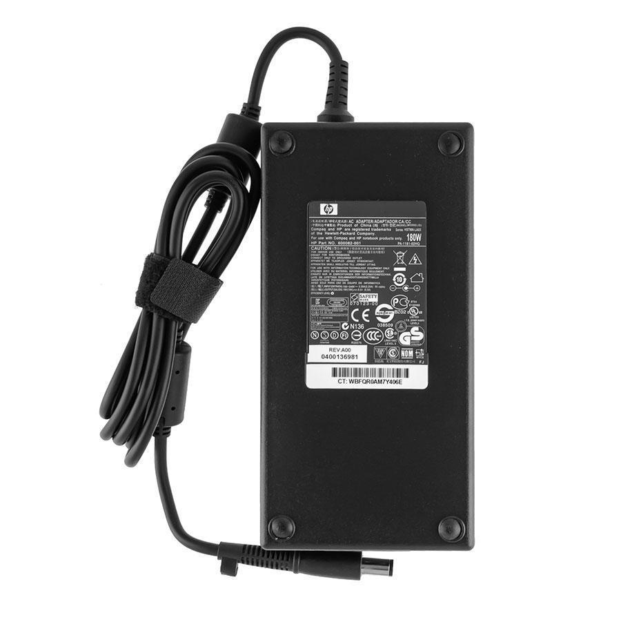 Блок питания для ноутбука HP 19V 9,5A 180W без десктопного сетевого кабеля 7,4х5,0 мм Black (397804-001)