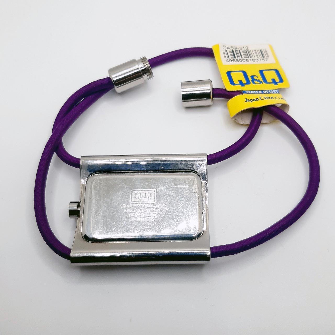 Наручные часы женские Q&Q кварцевый резинка на руку (GA59-312) - фото 6