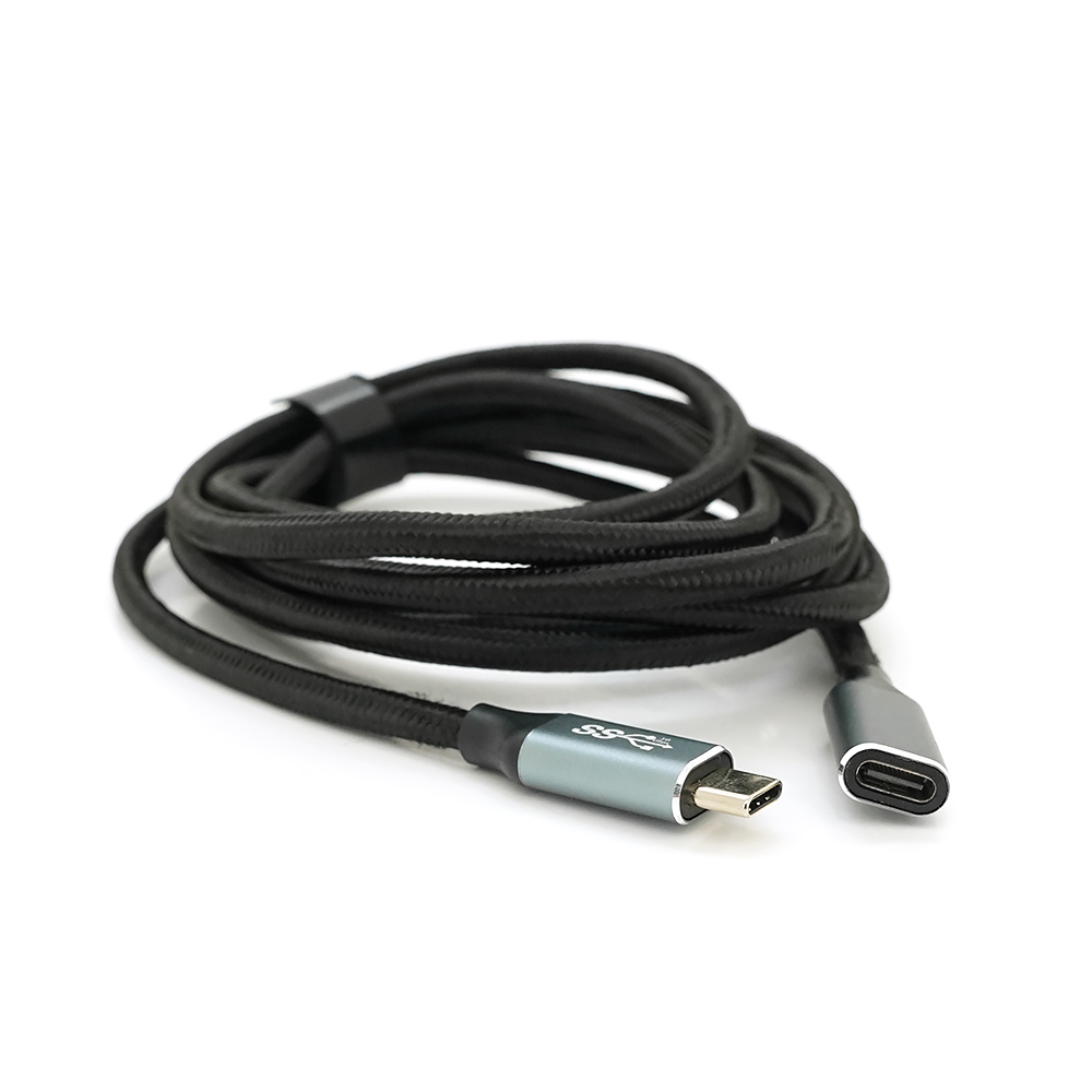 Кабель удлинитель Type-C to Type-C USB 3,2 GEN2 male to female 100W/10Gbps 4K60HZ 2 м (YUT_V9679)