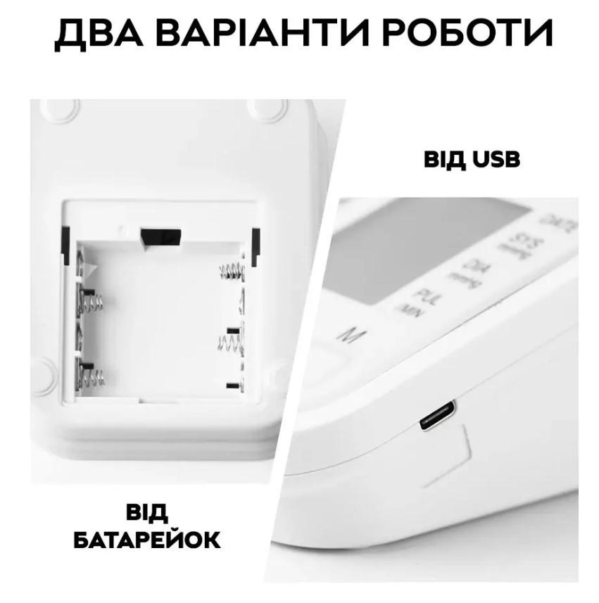 Тонометр UKC B08 PET 8953 LCD Білий - фото 3