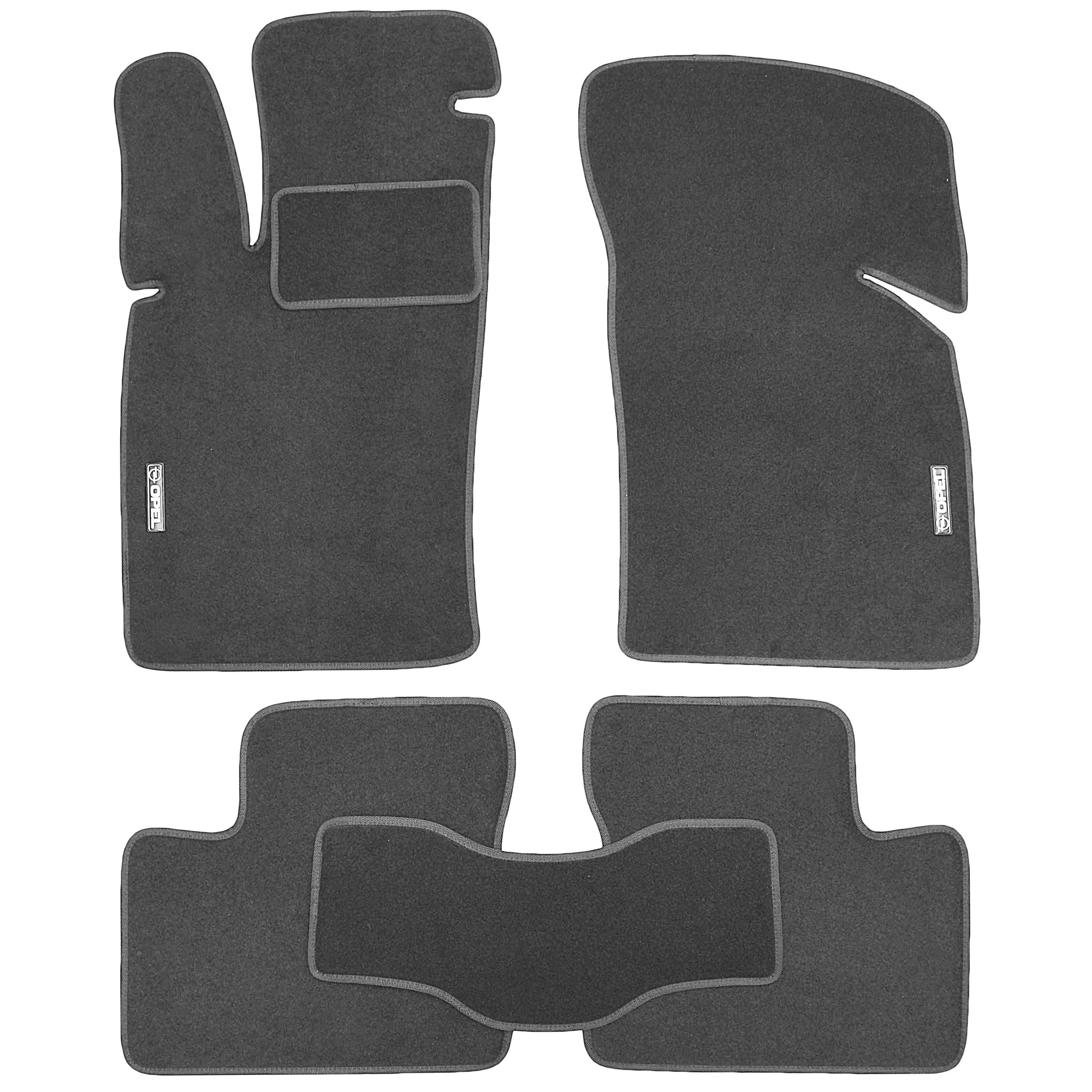 Коврики в салон для Opel Calibra 1990-1997 текстильные Серый