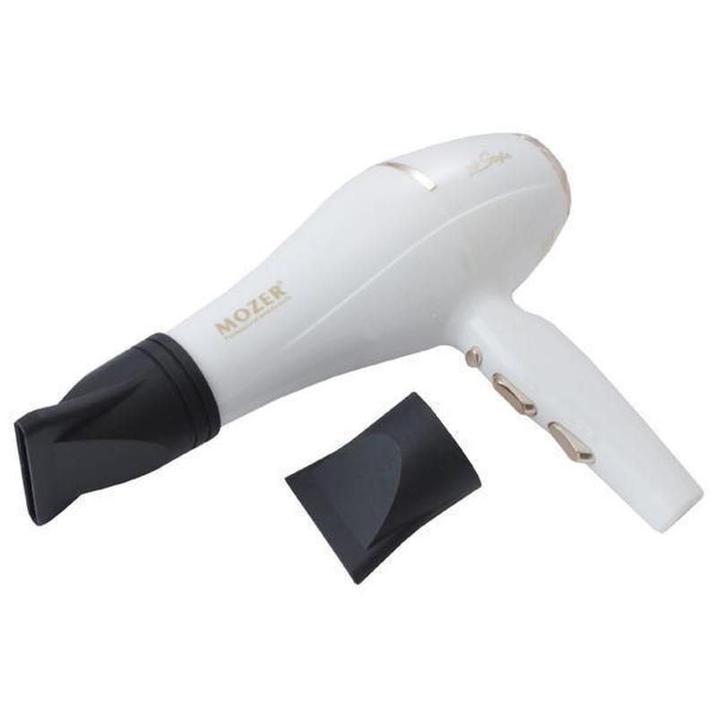 Фен для волос Wuw Mozer Mz-9936 6000 W с двумя насадками  Белый (62521226)