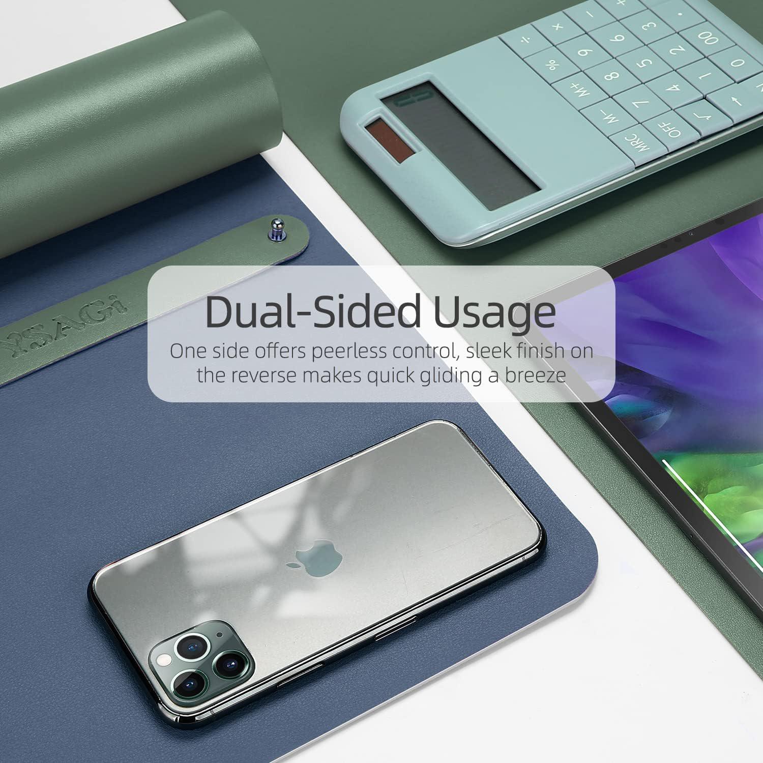 Килимок для мишки Desk Mat Ultra Slim 900x400x1.8 мм Dark Green/Dark Blue (20300) - фото 4 Килимок для мишки Desk Mat Ultra Slim 900x400x1.8 мм Dark Green/Dark Blue (20300) - фото 4