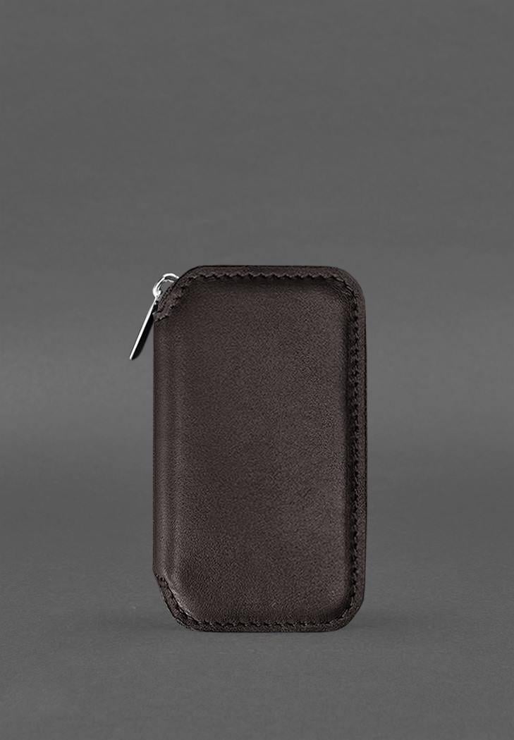 Ключник шкіряний кишеньковий 6.0 PREMIUM Темно-коричневий (A-029438)