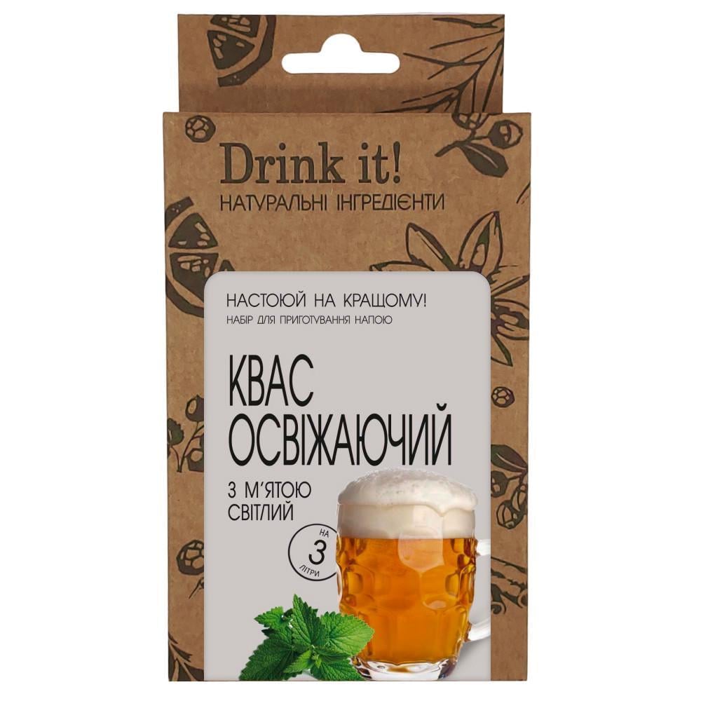 Набор для настаивания Drink it Квас освежающий с мятой светлый (16698)