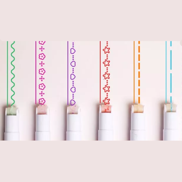 Маркеры фигурные для творчества/скетчинга двусторонние четкие линии и роликовый штамп - фото 3 Маркеры фигурные для творчества/скетчинга двусторонние четкие линии и роликовый штамп - фото 3