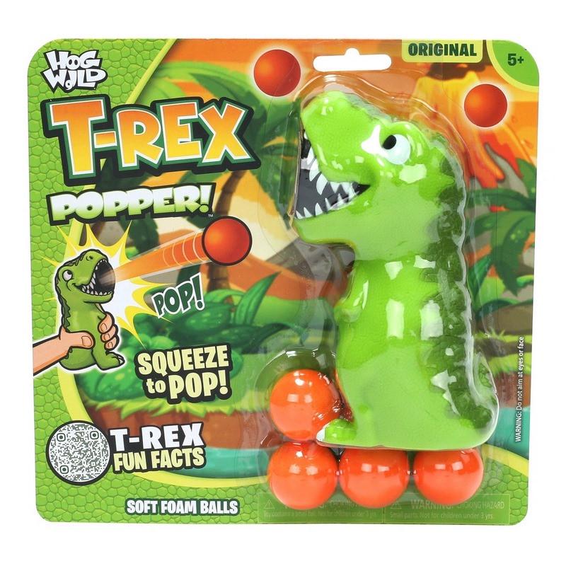 Игровой набор Hog Wild Стреляющее животное Динозаврик T-Rex Зеленый (IG-173-N-728)