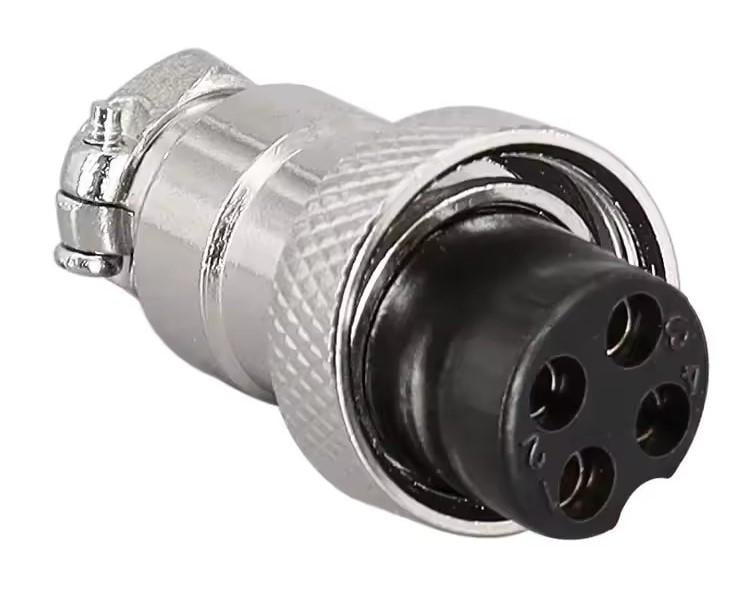 Разъем соединительный авиационный GX16-16M-4B штекер на 4 контакта (2678556572) Разъем соединительный авиационный GX16-16M-4B штекер на 4 контакта (2678556572)