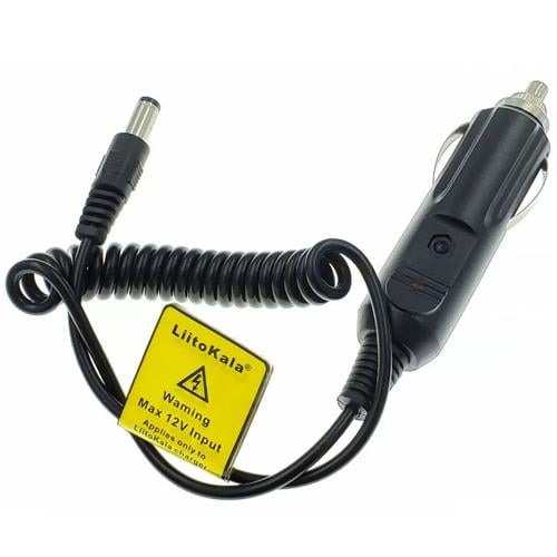 Шнур для подзарядки LiitoKala автомобільний 12V 1 м Черный (600778) Шнур для подзарядки LiitoKala автомобільний 12V 1 м Черный (600778)