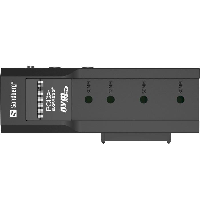 Док-станция Sandberg USB 3.2 Type-C для SSD M.2/NVMe с функцией клонирования и доковки (615365) - фото 2