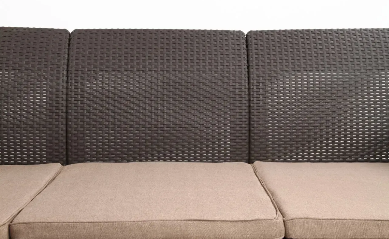 Диван садовий кутовий Keter Corfu Relax Коричневий (241728) - фото 4 Диван садовий кутовий Keter Corfu Relax Коричневий (241728) - фото 4