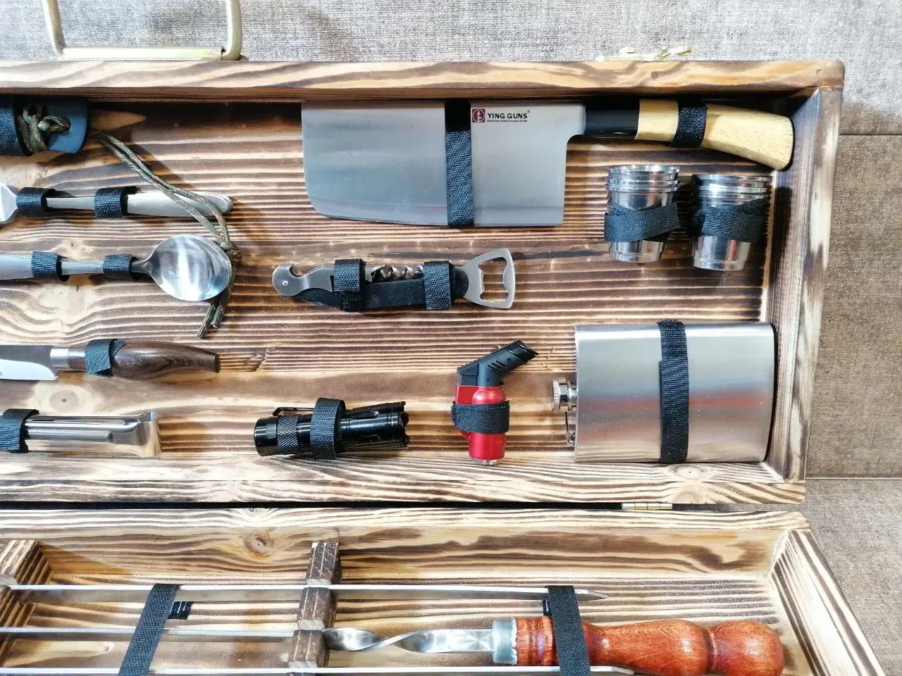 Набір шампурів Турист 4 Red в кейсі (10644713) - фото 7