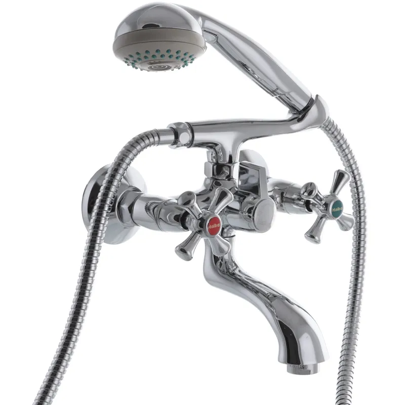 Смеситель для ванны Haiba Smes 142 из латуни Стальной (HB0367)